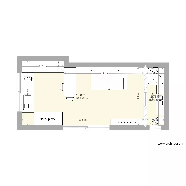 Studio1. Plan de Studio1. Plan de