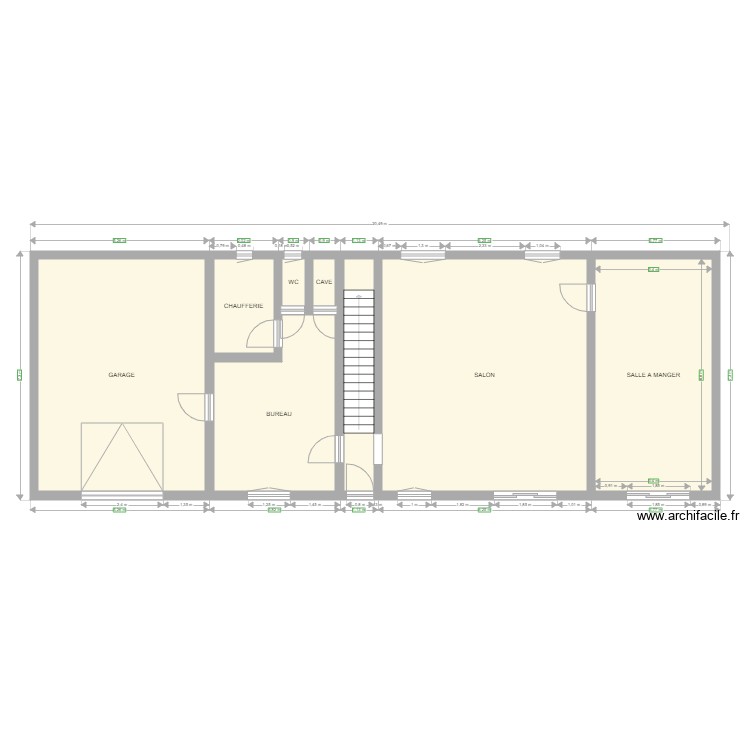 necy rdc AVANT. Plan de 0 pièce et 0 m2