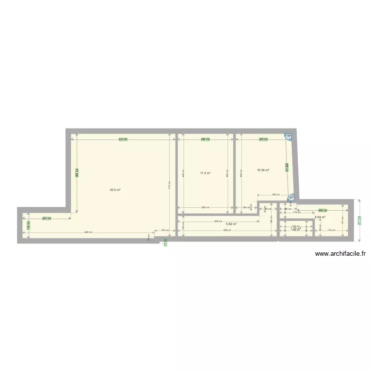 N7 SANS CLOISON V1. Plan de 