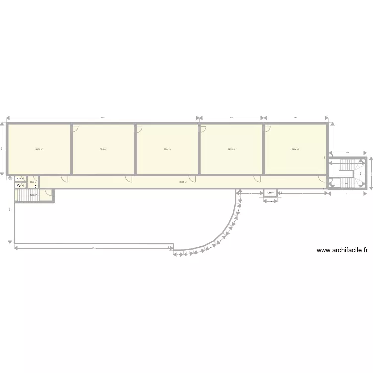 ST julien Projet &eacute;tage. Plan de 