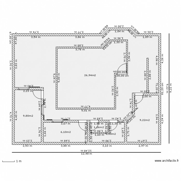 tarfaya 1er étage  . Plan de 0 pièce et 0 m2