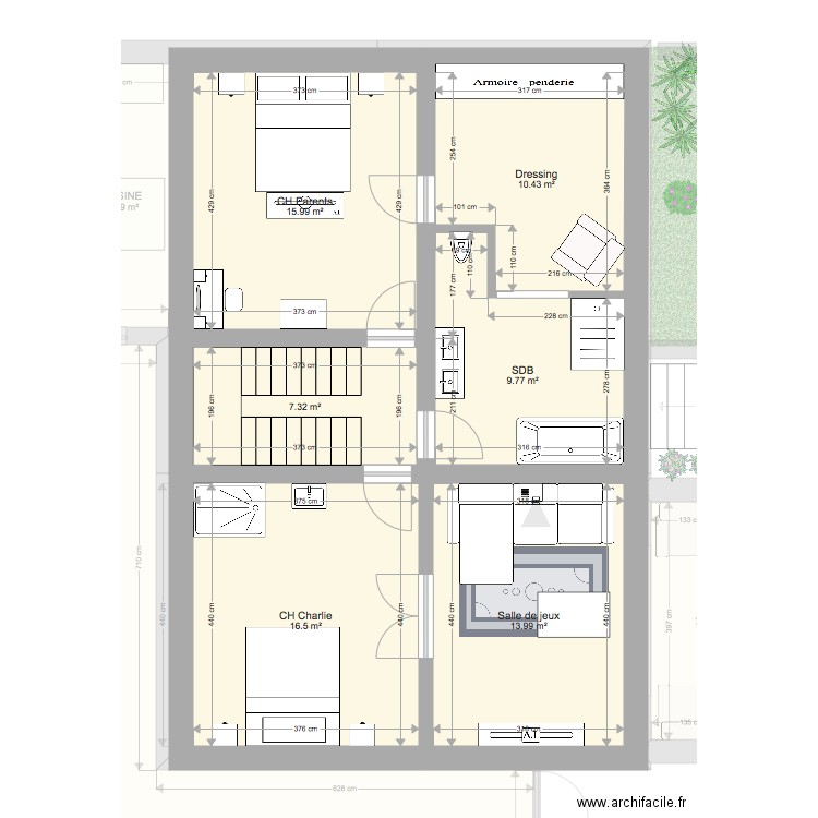 Rez et 1er Fexhe. Plan de 0 pièce et 0 m2