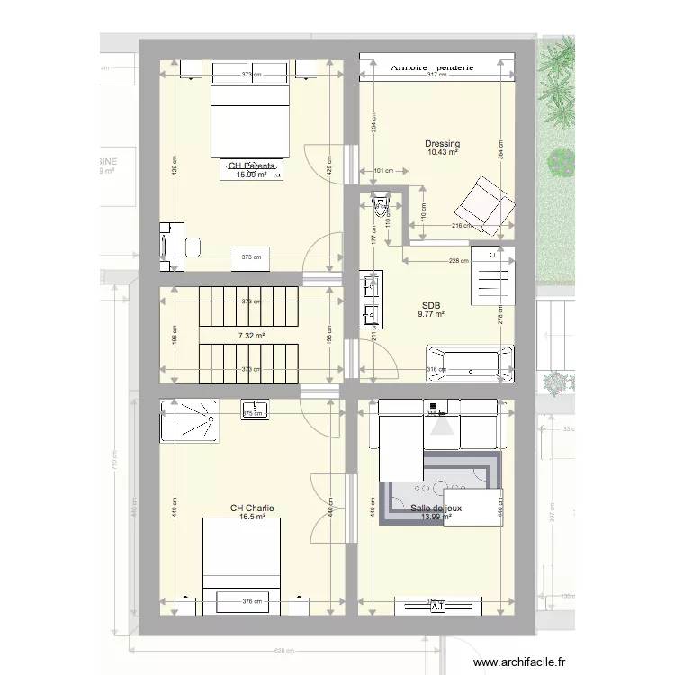 Rez et 1er Fexhe. Plan de 