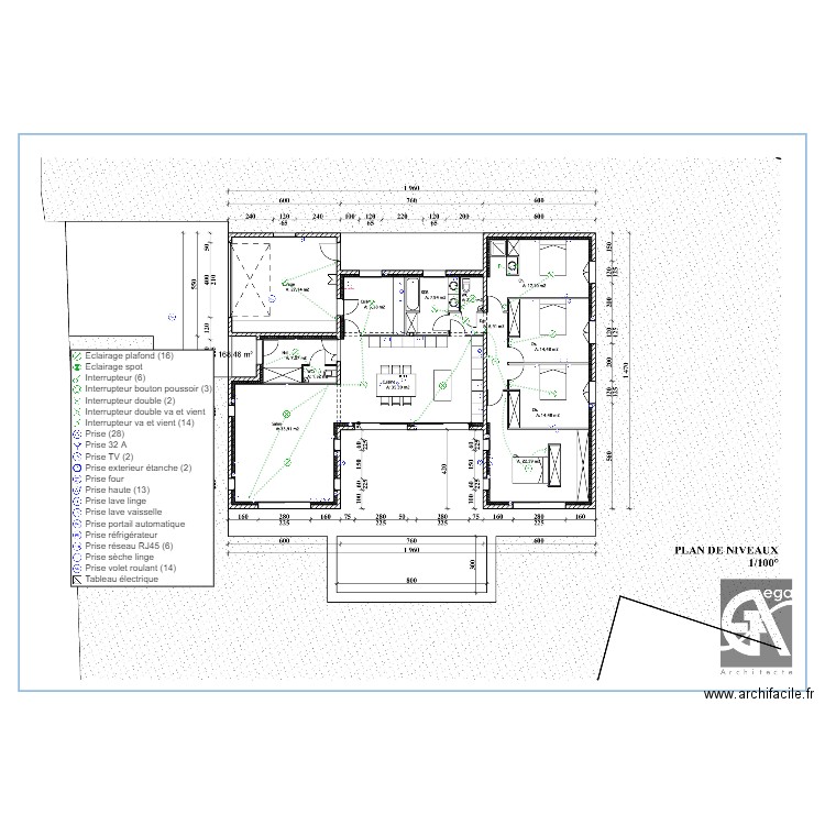 salah. Plan de 0 pièce et 0 m2