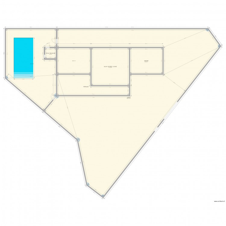 IMPLANTATION PISCINE 2. Plan de 0 pièce et 0 m2