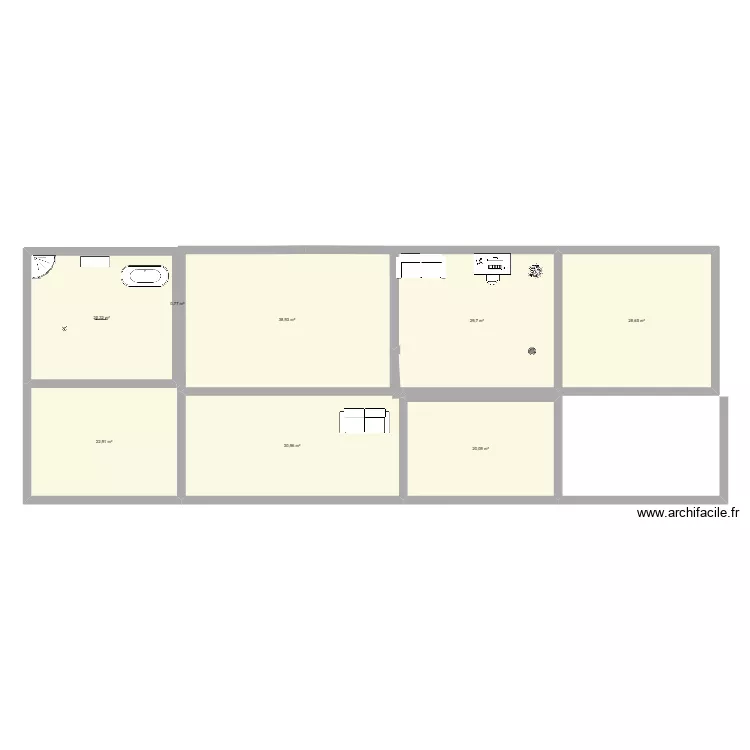 maison 4D. Plan de 