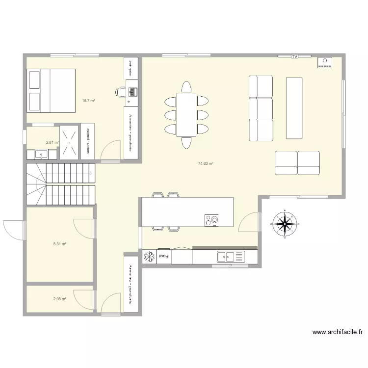 Nouveau modele. Plan de 