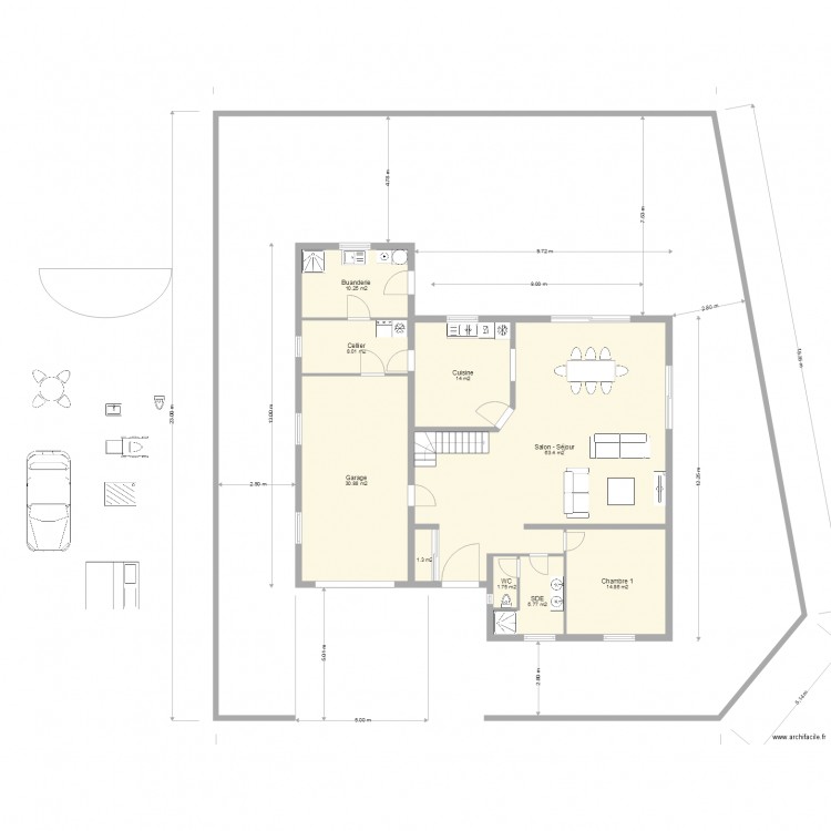 RDC Bourgenay 3. Plan de 0 pièce et 0 m2