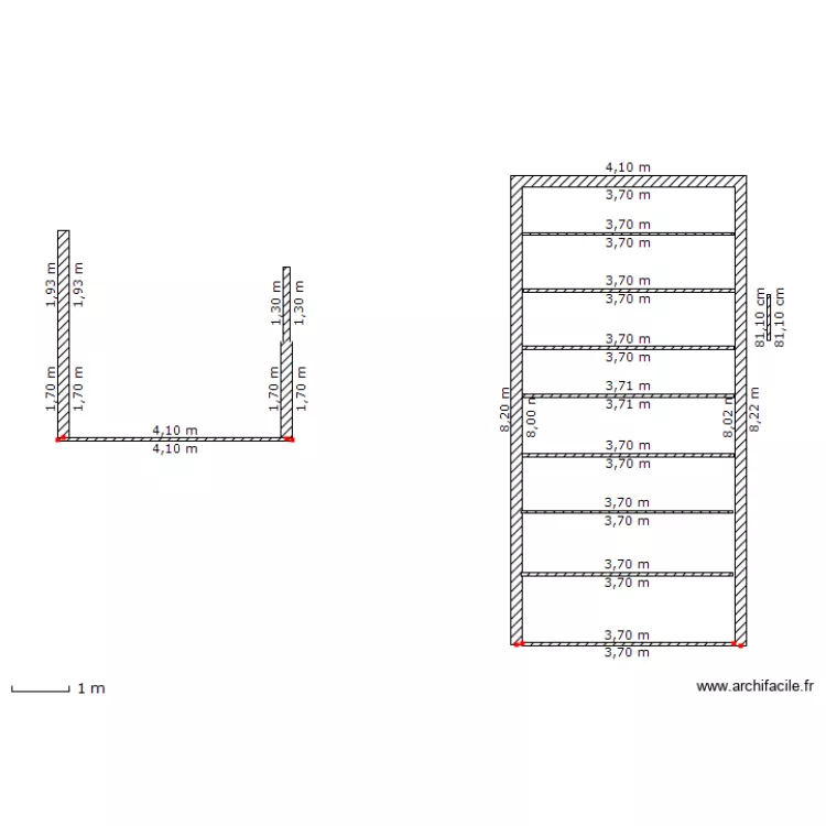 carport camping car. Plan de 