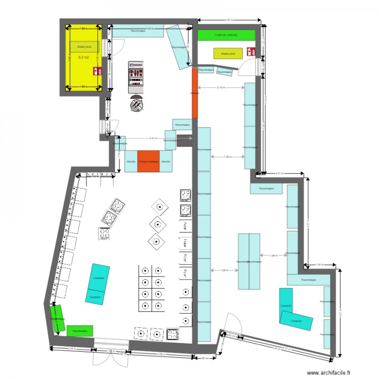 PRO ET CIE AUXONNE EXISTANT. Plan de 0 pièce et 0 m2