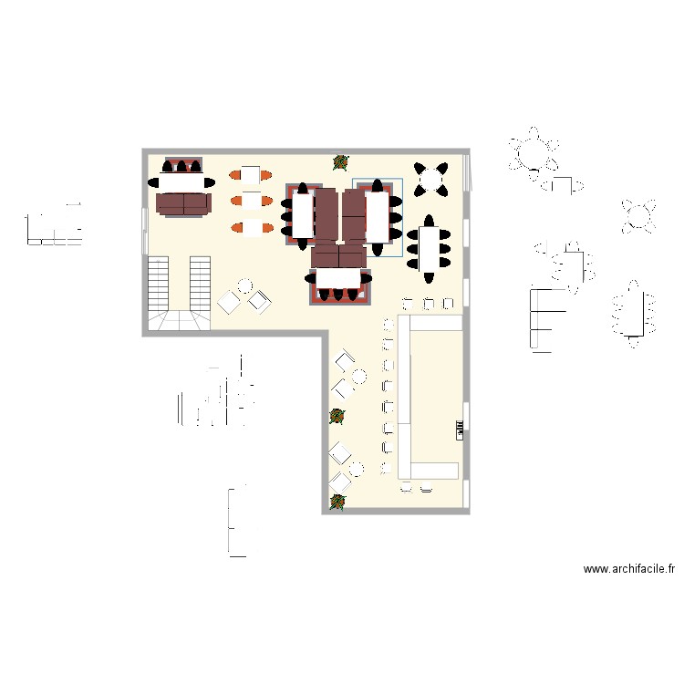 BOB ETAGE BAR 2222. Plan de 0 pièce et 0 m2