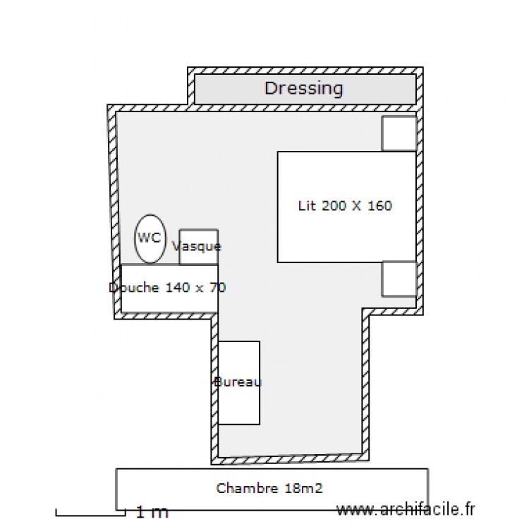 Patio. Plan de 0 pièce et 0 m2