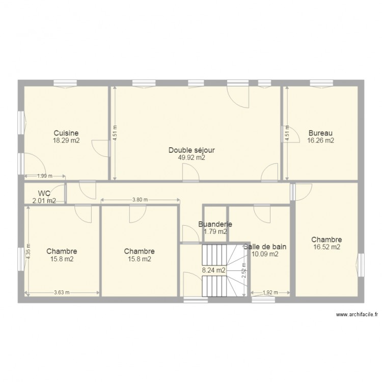 Baerenthal RDC Projet 1. Plan de 0 pièce et 0 m2