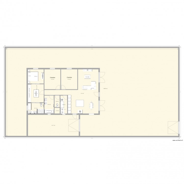 MAISON. Plan de 0 pièce et 0 m2