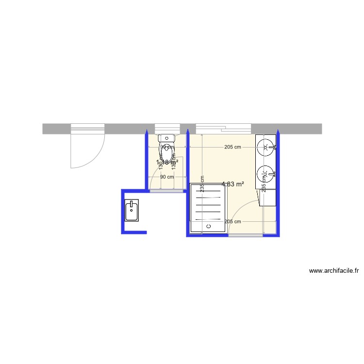 Notteau. Plan de 0 pièce et 0 m2