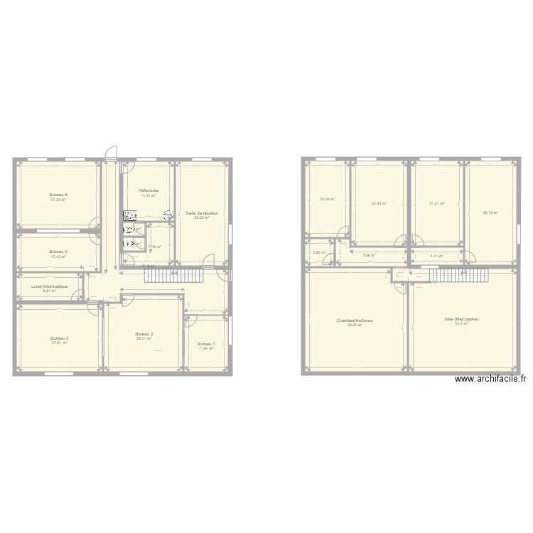 Bureau 13 Vbase. Plan de 0 pièce et 0 m2