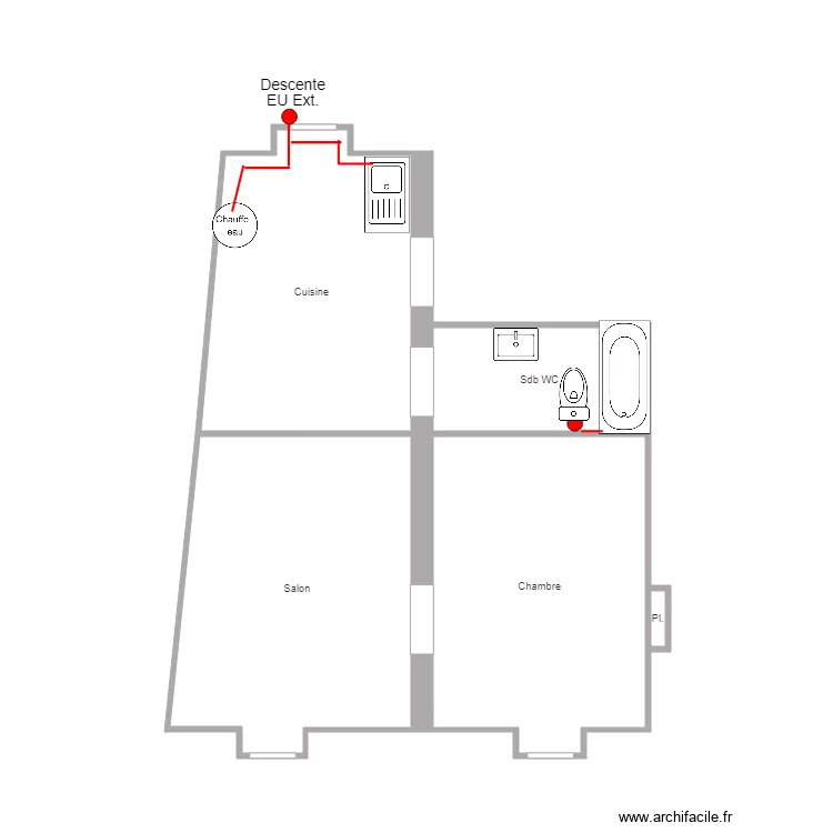 pierre au lait. Plan de 