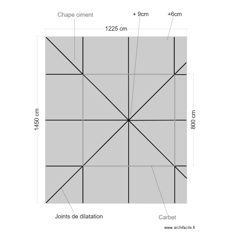 Chape carbet REGULUS. Plan de 0 pièce et 0 m2
