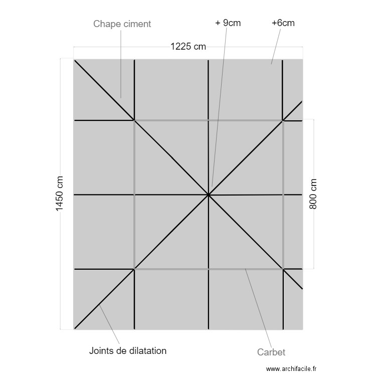 Chape carbet REGULUS. Plan de 13 pièces et 131 m2