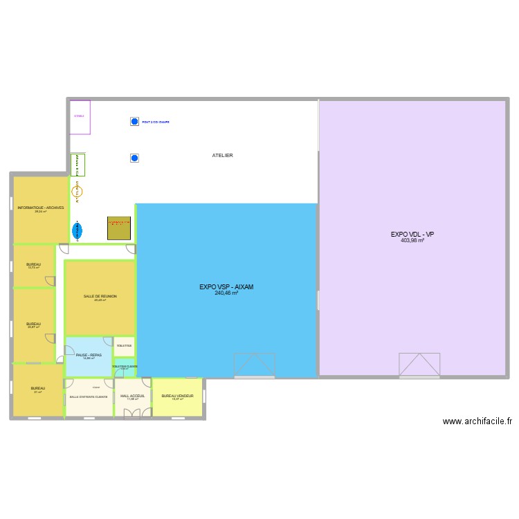 PLAN DE MASSE NIEPPE RECTIFIE. Plan de 12 pièces et 835 m2