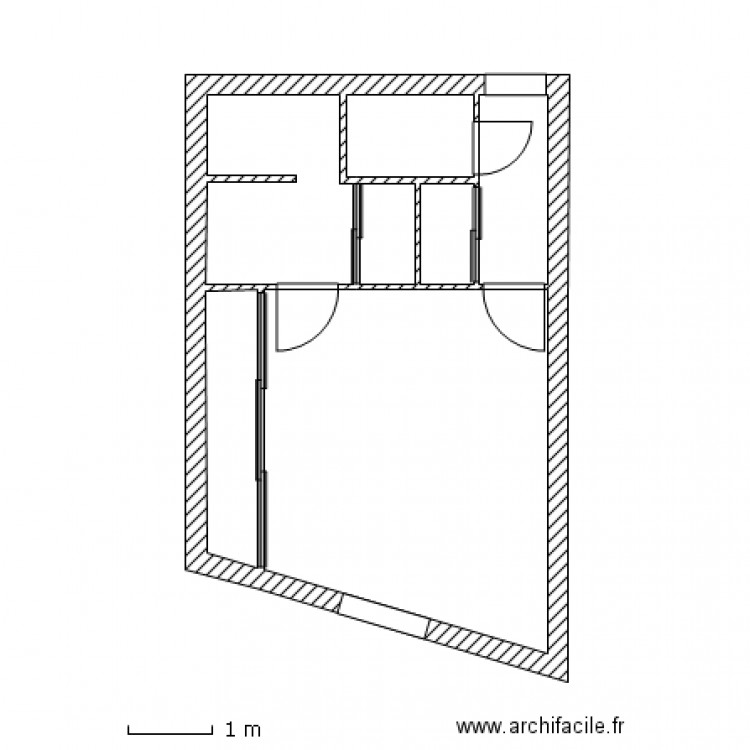 studio1. Plan de 0 pièce et 0 m2