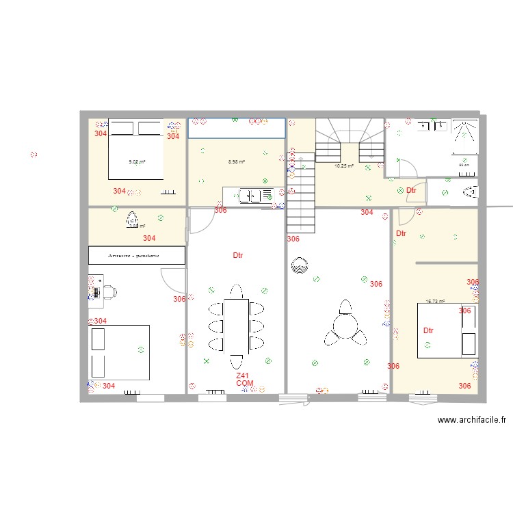 Auterive R1 KNX. Plan de 0 pièce et 0 m2