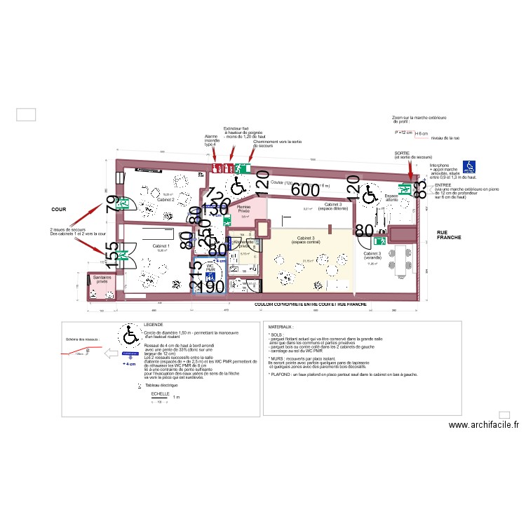 CopiePAPA. Plan de 13 pièces et 122 m2