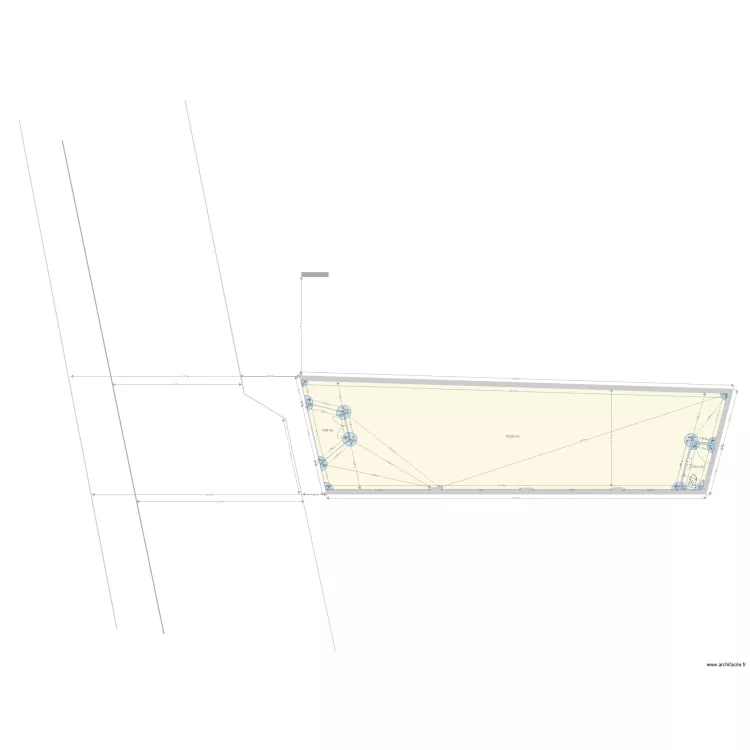 HUBERT DE LISLE. Plan de 