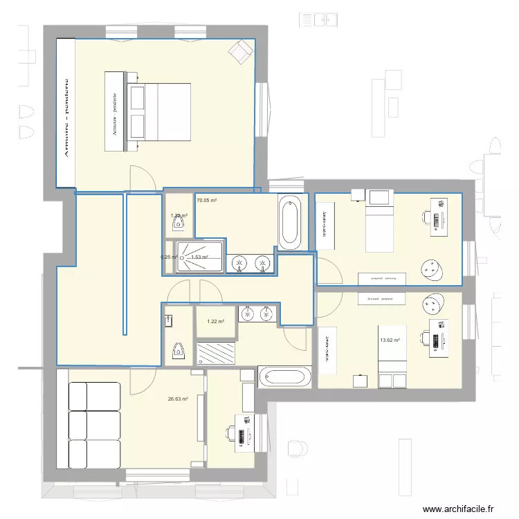 home cinema. Plan de 