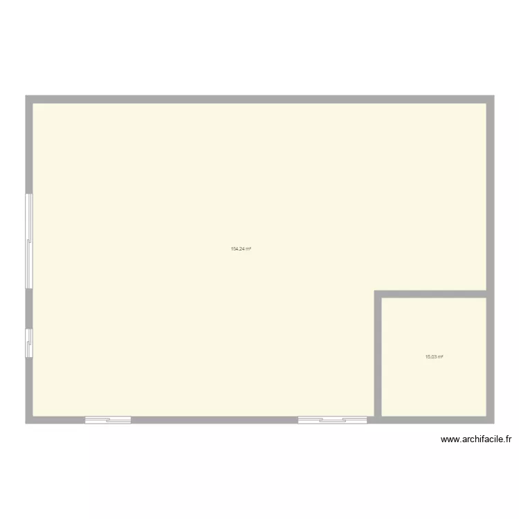 Salle Calas. Plan de 