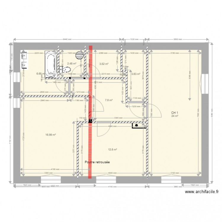 mulu170etage. Plan de 0 pièce et 0 m2