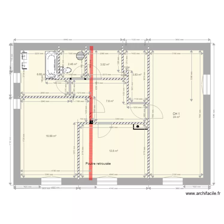 mulu170etage. Plan de 