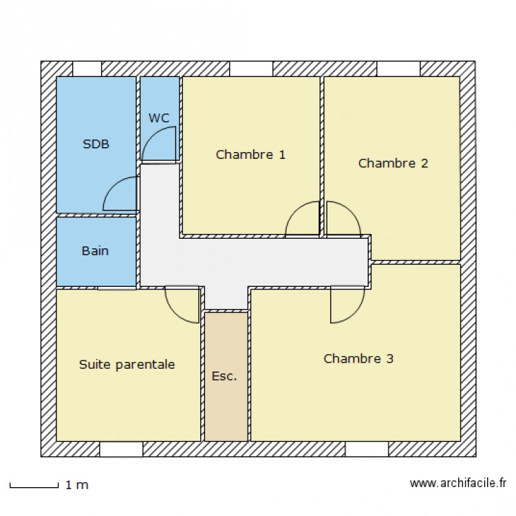 Isalie 4 - Etage. Plan de 0 pièce et 0 m2