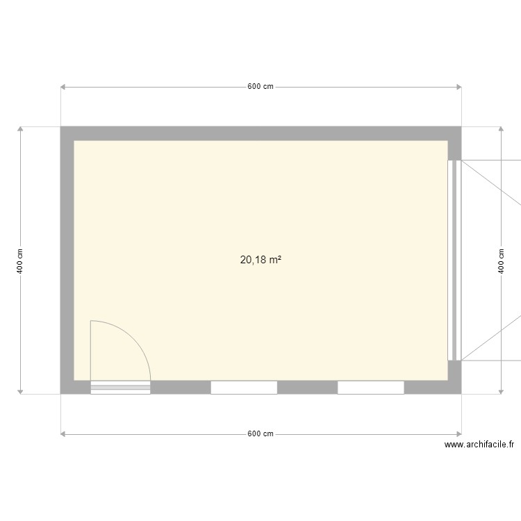 garage. Plan de 0 pièce et 0 m2