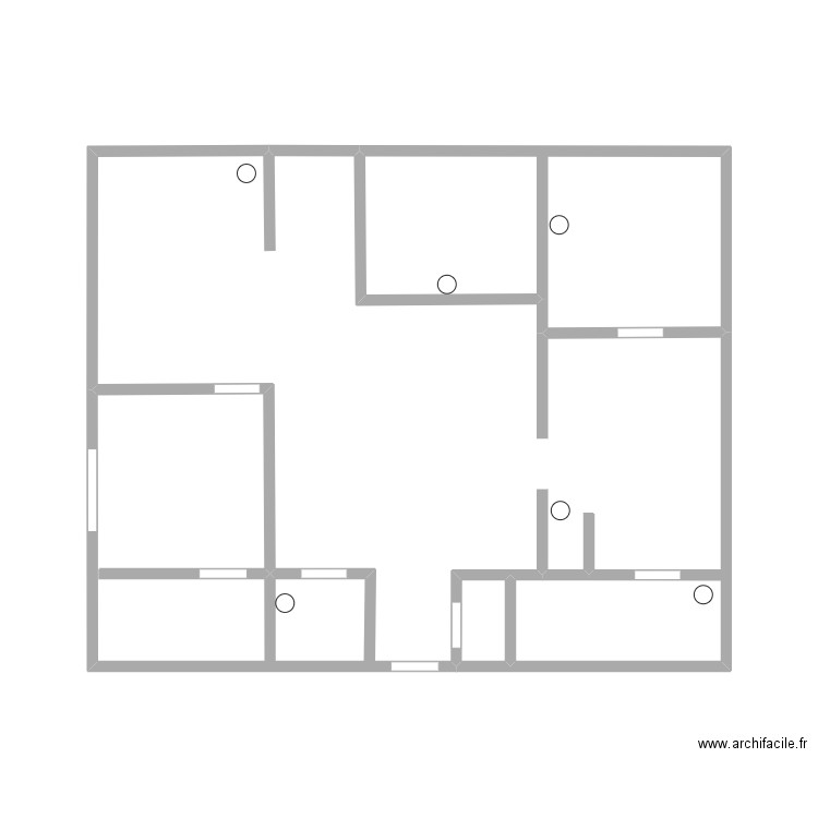 Boulangerie Boheme st martin du fouilloux 849. Plan de 3 pièces et 35 m2