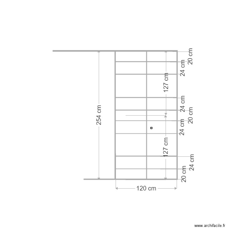 mur entrée dupont. Plan de 0 pièce et 0 m2