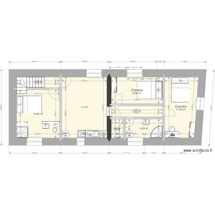 TOULENNE MODIF 2021. Plan de 0 pièce et 0 m2