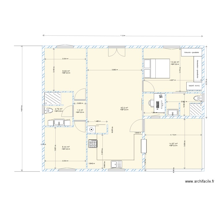 st esprit lot 2. Plan de 0 pièce et 0 m2