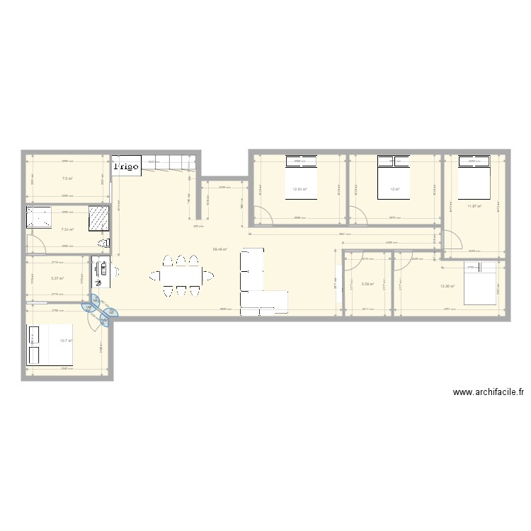 proto3. Plan de 0 pièce et 0 m2