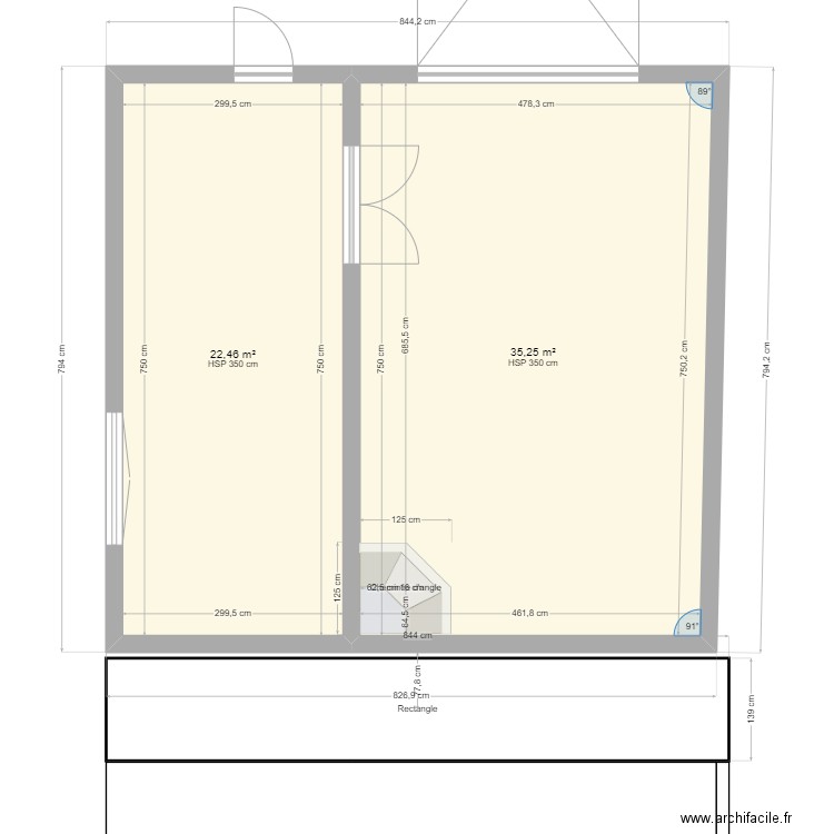 FACADE NORD. Plan de 0 pièce et 0 m2