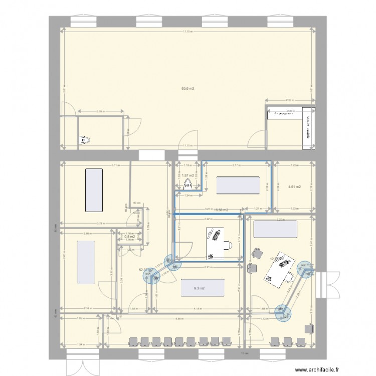 Cabinet Travaux 2016. Plan de 0 pièce et 0 m2