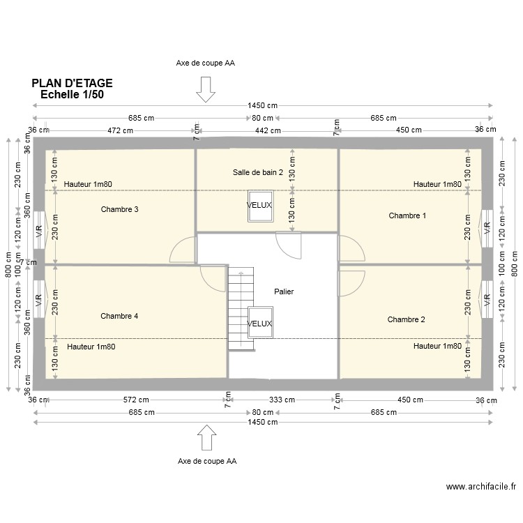 permis 2 étage. Plan de 0 pièce et 0 m2