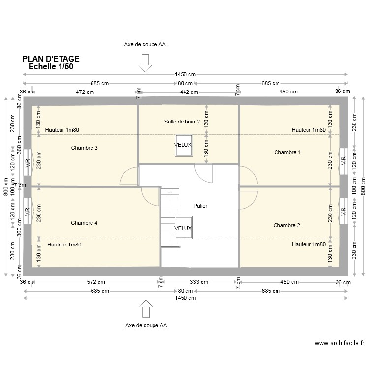 permis 2 étage. Plan de 0 pièce et 0 m2