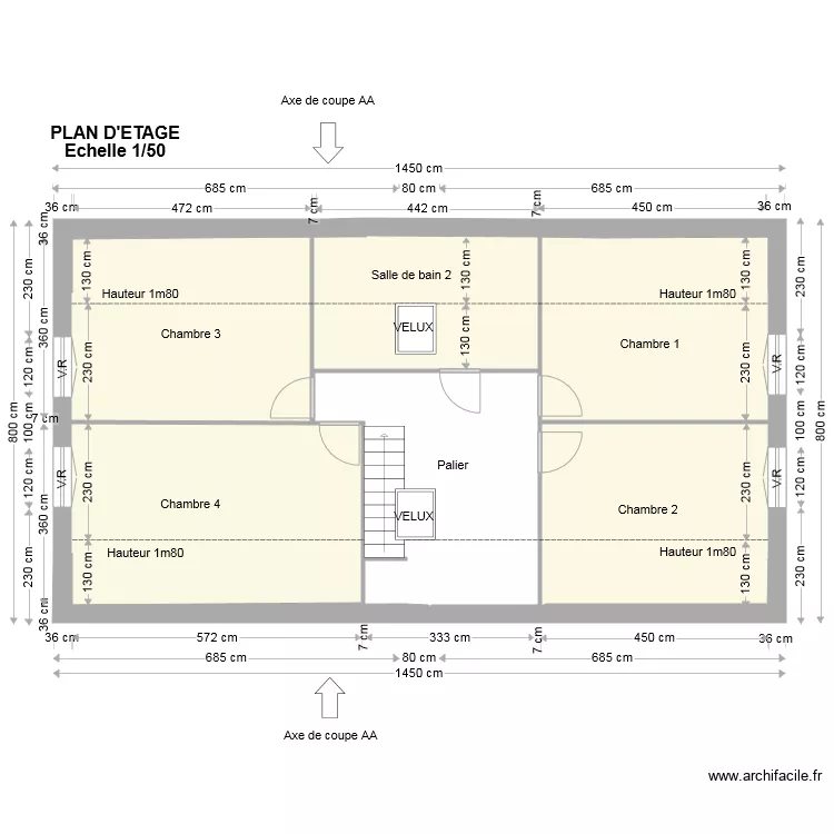 permis 2 étage. Plan de permis 2 étage. Plan de