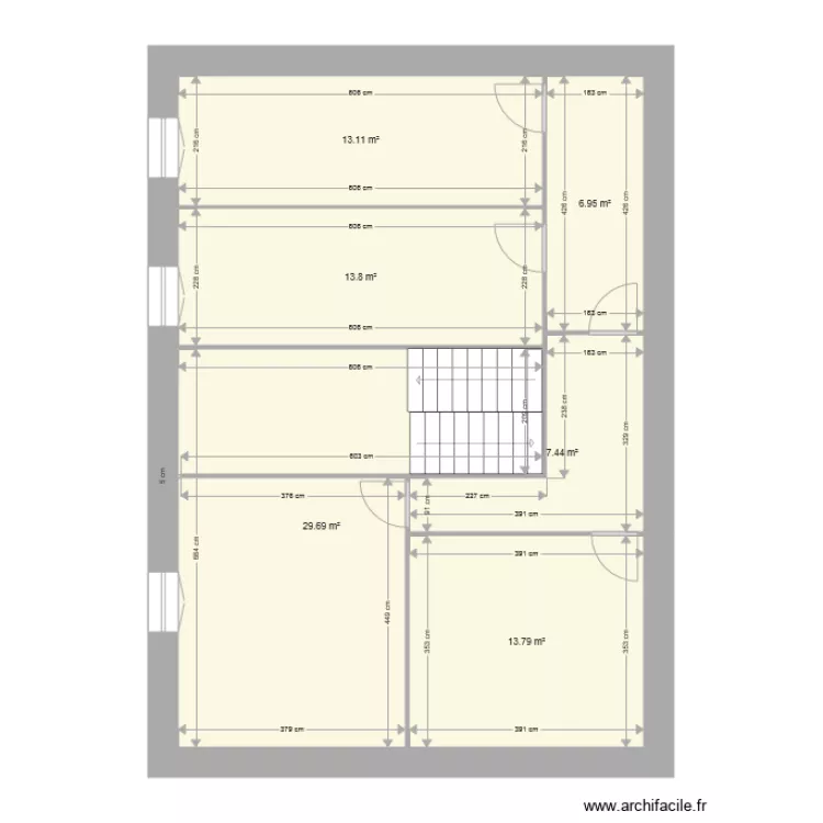 CHAMPAY. Plan de CHAMPAY. Plan de