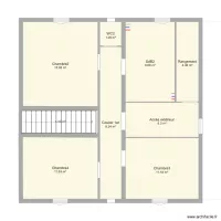 1er &eacute;tage chambres Aimargues modifi&eacute;