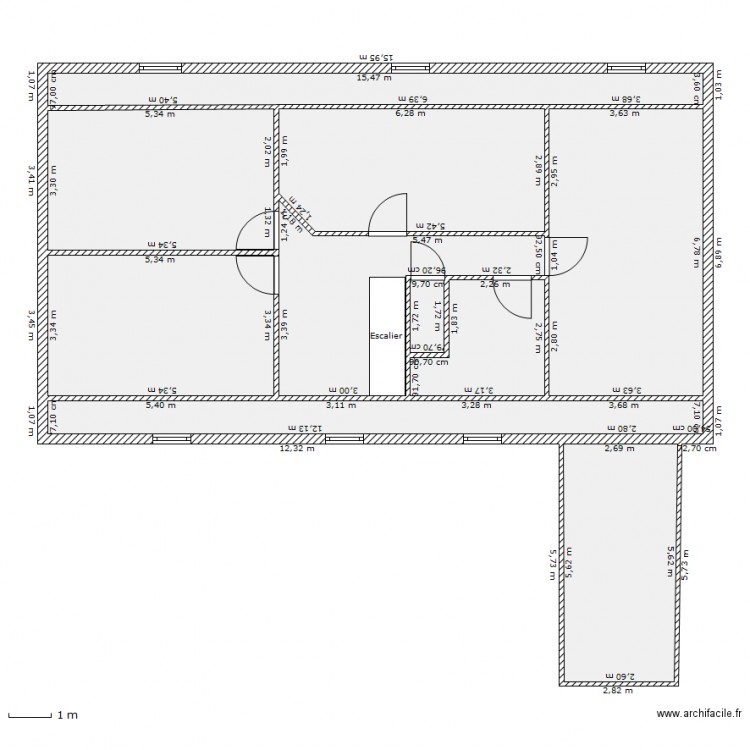 fermette étage indust 2 bis. Plan de 0 pièce et 0 m2