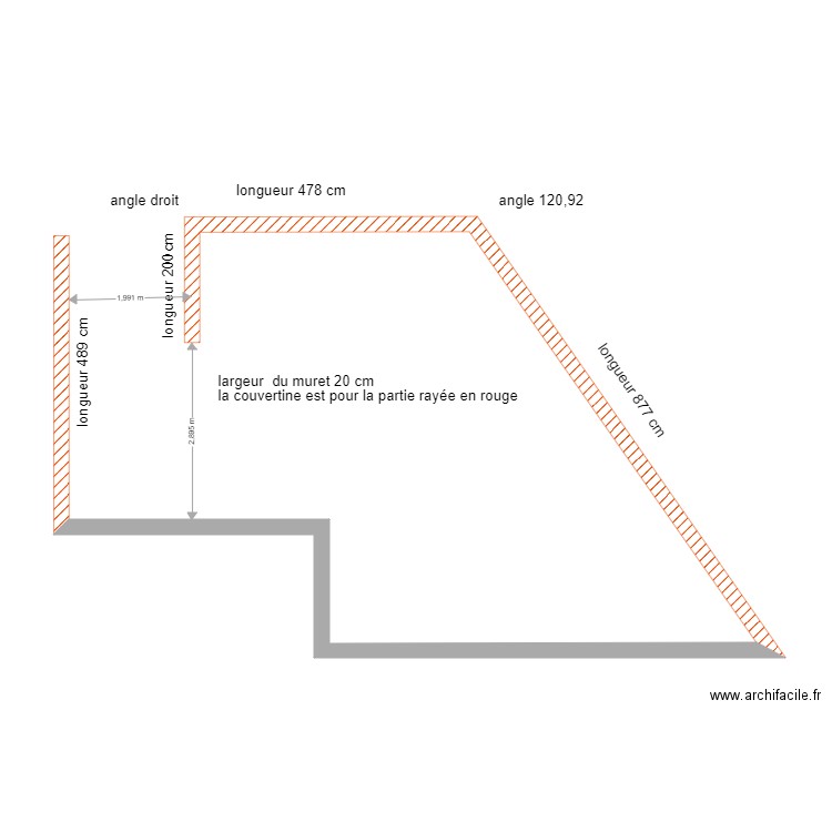 TERRASSE N 2 couvertine. Plan de 0 pièce et 0 m2