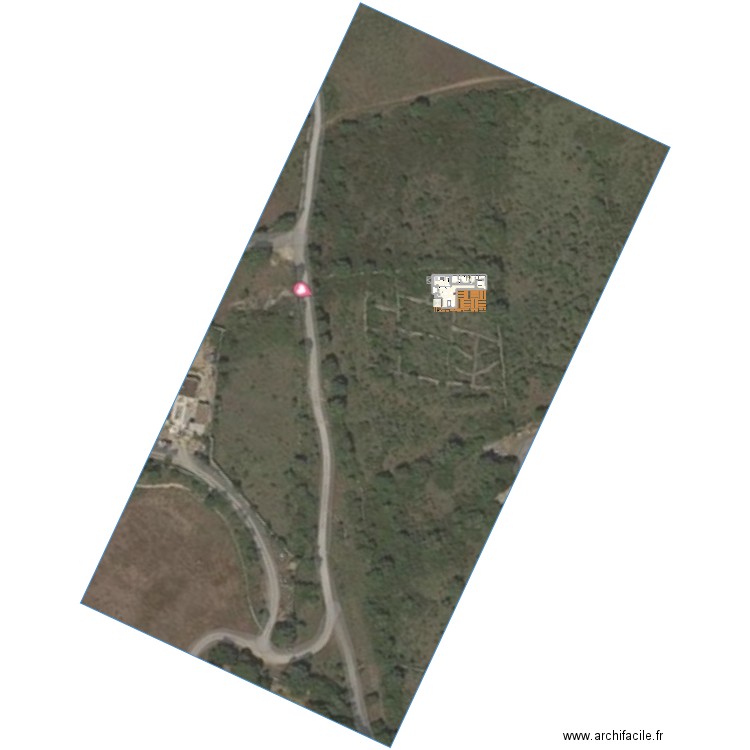 the land V1. Plan de 0 pièce et 0 m2
