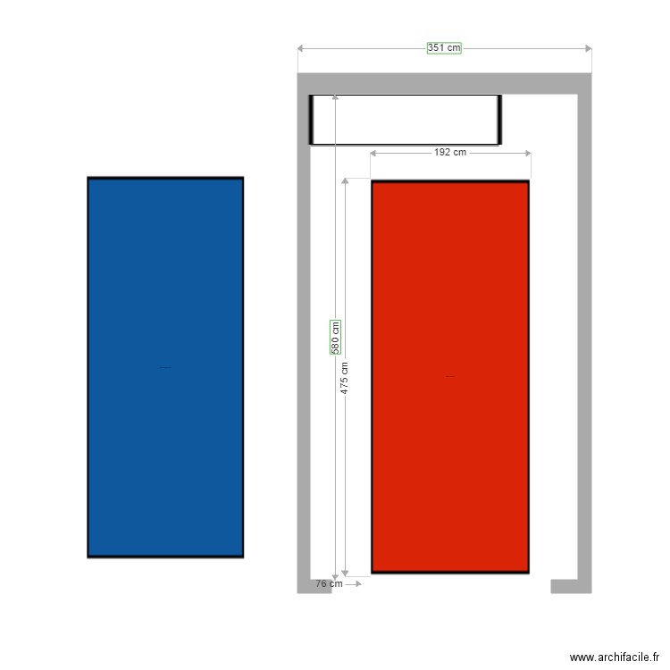 Garage . Plan de 0 pièce et 0 m2